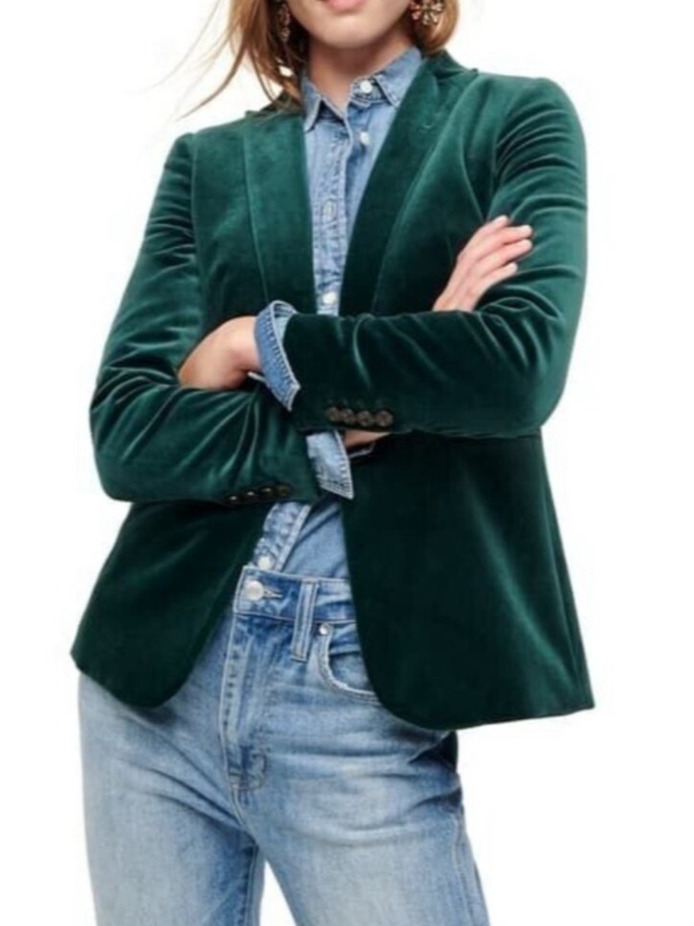 J. Crew Velvet Blazer